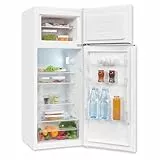 Exquisit Kühl-Gefrierkombination, 143 cm Höhe, Kühlschrank mit Gefrierfach, 4-Sterne-Gefrieren, 206 Liter, KGC5270-45-040D weiss