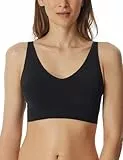 Schiesser Damen Soft Bh mit Herausnehmbaren Pads Nahtlos - Classic Seamless,Schwarz_181106,XXL