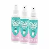 TIERLIEBHABER – Dentalspray für Hunde & Katzen entfernt Zahnbelag 100% natürlich & sorgt für einen frischen Atem – Zahnpflege Spray beugt Zahnstein vor – Zahnreinigung ohne Bürste (3X 150 ml)