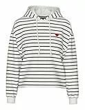 PIECES Pcchilli Ls Hoodie Stripes Emb Noos Bc