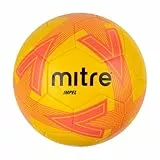 Mitre Impel L30P Fußball, hohe Strapazierfähigkeit, Formbeständigkeit, Gelb/Orange, 4