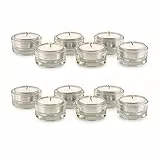 Teelichthalter - Mona / 12er Set | Premium Qualität/Gastro Dekoration Hochzeit Geburtstag/Pajoma