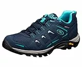 Brütting Mount Frakes Low Damen Cross-Laufschuh, marine/grau/türkis, 39 EU