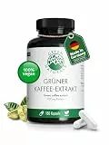 Green Naturals® Koffein Kapseln hochdosiert mit 400 mg Koffein - Grüner Kaffee Kapseln - Grüner Kaffee Extrakt - 180 Kapseln
