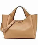 DKNY Women's WILLA Satchel 100% Polyurethane, Cappucino