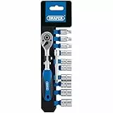 Draper 16369 1/4-Zoll-Vierkantantrieb, metrisch, 12-teiliges Set