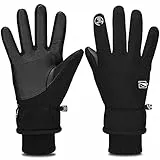 Yobenki Warme Winterhandschuhe Wasserdicht Skihandschuhe Winddicht Touchscreen Handschuhe für Herren und Damen, Atmungsaktiv Running-Handschuhe für Skifahren Laufen Wandern Radfahren