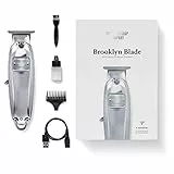 Brooklyn Blade® · Brooklyn Soap Company · Profi Barttrimmer für Zuhause · Trimmer aus Edelstahl mit 5 Aufsätzen für alle Bartlängen