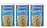 Caprice Waffelröllchen Vanille 3x 250g Papadopoulos aus Griechenland | Griechisches Gebäck | +20ml Jassas Olivenöl