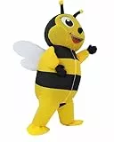 FXICH Aufblasbares Bienen kostüm für Erwachsene, Aufblasbare Kostüme für Männer und Frauen, Ganzkörper-Bienenkostüm, Ausgefallene Lustige Bienenkostüme, Weihnachten, Halloween, Aufblaskostüme