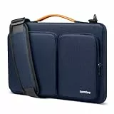 tomtoc 360° Tasche Hülle für 15-Zoll MacBook Air 2025-2023 M4/A3241 M3/A3114 M2/A2941, 15 Zoll Microsoft Neu Surface Laptop 7th Edition (Copilot+ PC)/6/5/4/3, Wasserabweisend Laptoptasche Laptophülle