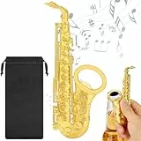 Flaschenöffner Saxophon, Bieröffner Lustig als Küchen Gadgets, Bier Geschenke für Männer, Geburtstagsgeschenk für Männer, Praktische Accessories für Musiker, Parties, Grillen oder Haushaltsgebrauch