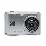 Kodak Pixpro FZ45 Kompaktkamera, 16 MP, 4-facher Zoom, silberfarben