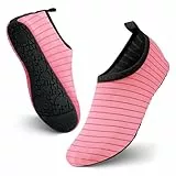 JOTO Wasserschuhe für Damen Herren Kinder, Unisex Badeschuhe Strandschuhe Quick-Dry Schnelltrockend Aquaschuhe Schwimmschuhe Surfschuhe Barfuß Schuhe