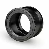Walimex pro T2 Adapter für Sony E-Mount – Adapterring mit manuellem Fokus, einfache Handhabung, Objektiv-Anschlussring kompatibel mit Sony NEX-3 NEX-3C NEX-3N NEX-5 NEX-5C, Alpha A7 A7R IV A7R V etc.