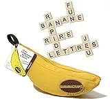 BANANAGRAMS Französische Version – Buchstaben- und Schnelligkeitsspiel – Buchstabenspiel Spaß – Buchstabenspiel ab 7 Jahren – Buchstabenspiel für 1 bis 8 Spieler – 91097, Gelb