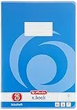 Herlitz Schulheft x.book A4, liniert, Lineatur 25, 16 Blatt, 10 Stück