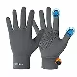 Tofern Herren Damen Thermo Handschuhe Touchscreen Unterziehhandschuhe - Winter Warme FahrradHandschuhe Skihandschuhe für Ski, Fahren, Radfahren, Wandern