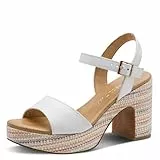 Marco Tozzi Damen Sandale weiches Feel Me Fußbett Vegan Vegan, weiß (WHITE COMB), 38 EU