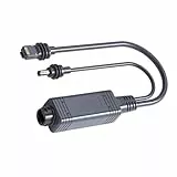Topiky PoE-Splitter Gigabit 100 W, Ethernet PoE-Splitter DC37–52 V 100 M, Adapter für Überwachungskamera, VoIP-Telefon, Kabelloser Zugangspunkt, Gigabit- 10/100/1000 Mbit/s