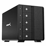 SABRENT 5 Bay Festplatten Docking Station USB C 10Gbps SSD HDD Dock, Kompatibel mit 2,5' 3.5' SATA (DS SC5B)