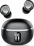 Mini Kopfhörer Kabellos Bluetooth, Bluetooth Kopfhörer 5.3 mit 4 ENC Mic, Noise Cancelling In-Ear Schlafkopfhörer, 50H Laufzeit, Bequem und stressfrei, IPX7 Wasserdicht Ultraleicht Sport Ohrhörer 2025