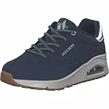 Skechers Damen Low-Top Sneaker UNO Shimmer Away, Frauen Sneakers,Halbschuhe,straßenschuhe,Strassenschuhe,Sportschuhe,Blau,42 EU