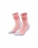 CEP RUN EDT ELLIPTIC MID CUT LAUFSOCKEN DAMEN – Atmungsaktive Kompressionssocken Damen für Training & Lauf – Leistungsstarke leichte Laufsocken - Pink/Red