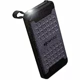 Boompods Powerboom X10 Powerbank 10000mAh - wasserdichte USB-Schnellladestation mit LED-Taschenlampe, Ultraleichte Reise-Powerstation, Kompakter Externer Akku für Smartphones, Tablets, Outdoor