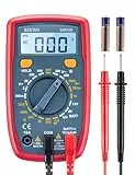 AstroAI Digital Multimeter voltmeter strommessgerät Tester Messung von AC/DC Spannung, DC Strom, Widerstand, Diode, Kontinuität Messinstrument mit großes LCD-Anzeige und Hintergrundbeleuchtung,Blau
