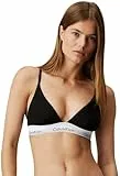 Calvin Klein Damen Triangel BH Triangle Unlined Ungefüttert, Schwarz (Black), M