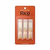 D'Addario Woodwinds - Rico Tenorsaxophonblätter - Tenor Saxophon Blätter - Stärke 1.5, 3-Packung