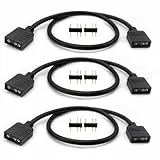 Gebildet ARGB 50cm Kabel 5V 3 Pin Adressierbares RGB Splitter Verlängerungskabel ARGB LED Sync Kabel für Erweitern PC Computer ARGB Fans oder LED Serie