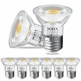 DEIFUA E27 LED Lampe Warmweiss 3000K 3,5W 385 Lumen Ersetzt 50W Halogen Leuchtmittel, 6er-Pack, Nicht Dimmbar Reflektorlampe, Flimmerfrei Energiesparlampe, Abstrahlwinkel 360° Birne, 38° Spot Strahler