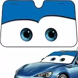 Sonnenschutz Auto Frontscheibe, Sonnenschutz Frontscheibe Innen, Cartoon Auto Visier(D)