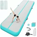airtrack matte mit elektrischer Luftpumpe 10cm hoch 3 M Tumbling Matten Aufblasbare turnmatte Matte gymnastikmatte Yogamatte Camping Trainingsmatte