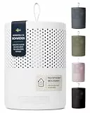 AbsoDry Luftentfeuchter ohne Strom bis 25m² - Inklusive Nachfüllpack - Aus recyceltem Kunststoff - Raumentfeuchter für Wohnzimmer, Badezimmer, Keller - Entfeuchter Wohnung - Dehumidifier - Weiß