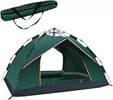 Trintion Camping Zelt 2-3 Mann Pop Up Zelte 4 Jahreszeiten Wasserdicht & Winddicht (Grün)