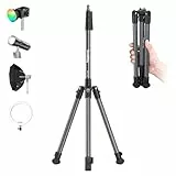 SMALLRIG 74,8'/190cm Lichtstativ, Max. Belastung 4kg, Kompaktes Stativ für Taschenlampen, Ringlicht, LED/RGBVideoleuchten, COB Licht, Faltbares und Verstellbares Beleuchtungsstativ - 5475
