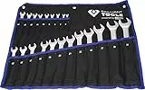 BRILLIANT TOOLS BT011021 Ring-Maulschlüssel-Satz, 21-tlg [Powered by KS TOOLS]
