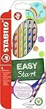 STABILO - Ergonomischer Buntstift für Rechtshänder - EASYcolors - 6er Pack - 6