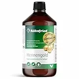 Röhnfried Hennengold 1000 ml I vermindert Brucheier & Federfressen I unterstützt Federwachstum & Federkleid I für Hühner & anderes Geflügel