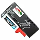 Dlyfull Batterietester Pro mit Magnet-Halterung gegen Herausfallen – Batterie Tester für AA, AAA, C, D, 9V & 1.5V Knopfzellen – Präzises Batterieprüfgerät ohne Strom
