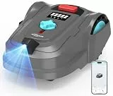YARDCARE M800Plus Mähroboter ohne Begrenzungskabel,Max. 800 m²,GPS Positionierung+KI Vision,U-förmige Bahnen,Rasenmäher Roboter ohne Kabel mit App,automatische Aufladung, 150 Hinderniserkennungen