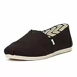 TOMS Alpargata Cotton Canvas Womens Black Espadrilles-UK 7 / EU 40