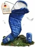 ONLYHIKE® Innovativer Sommerschlafsack kleines Packmaß & Ultraleicht [ab 750g] | Schlafsack Ultraleicht in Gr. M-XL | Mumienschlafsack Outdoor für erholsamen Schlaf beim Camping & Outdoor im Sommer