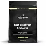 Protein Works Diet Breakfast Smoothie | Proteinreiches 230 Kalorien Frühstück | Shakes Zum Abnehmen | 9 Servings | Bananenkuchen | 500g