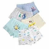 Boxershorts Jungen Unterhosen Kinder Unterwäsche 5er Pack Baumwolle 11-12 Jahre Bunt Auto Gr.146-152
