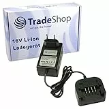 Hochwertiges Akku Ladegerät Li-Ion für Worx Werkzeug-Akkus mit bis zu 16V für Akkus wie Worx WX152 WX152.1 WX152.2 / Netzteil Ladestation