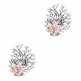 IMIKEYA 2 Stücke Luxus Künstliche Korallen Zweige Faux Pflanzen Wohnkultur Einzigartige Tabletop Ornament Für Wohnzimmer
